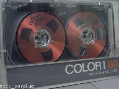 Red Color Reel to Reel Cassette AudioTape Collector1980s Era Boom Box
