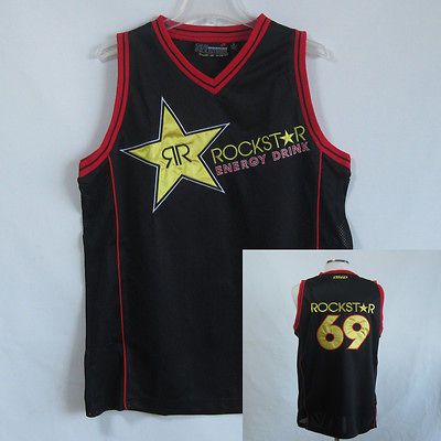 New Mens Rockstar Basketball Tank Top Sleeveless Size XL