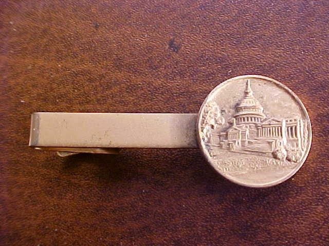 VTG Capitol Building Commemorative Coin Tine Clip Clasp