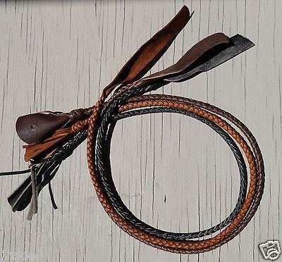 Bull Whip Kangaroo Leather Braided Fall Bullwhip Whips Popper