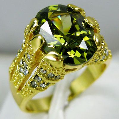 mens peridot rings in Mens Jewelry