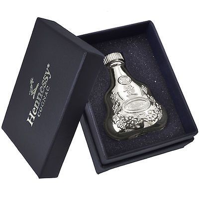 Silver Color Hennessy XO X.O. Cognac Grape Leaves Design Bottle