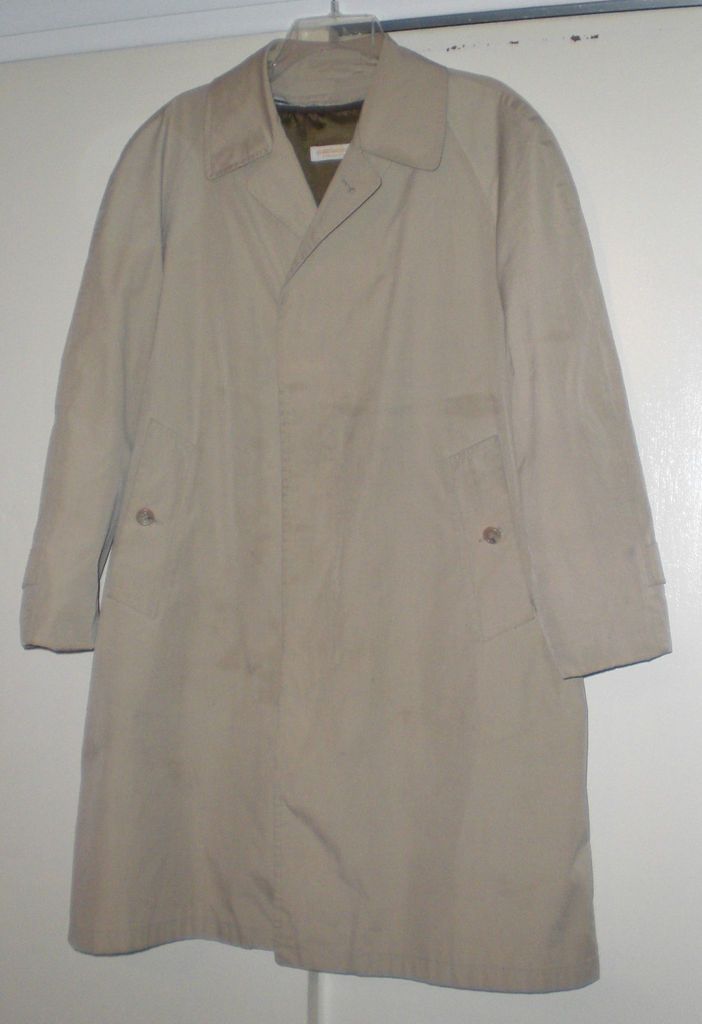 BROOKS BROTHERS RAIN COAT 40S 40 SHORT