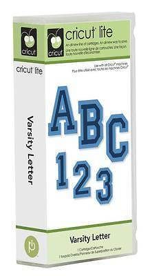 Cricut Lite Varsity Letter Cartridge Brand New