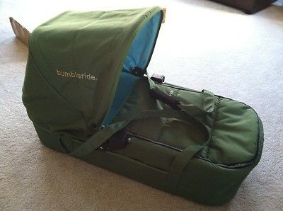 Bumbleride 2012 Carrycot For Indie Twin Stroller Seagrass