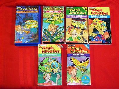 MAGIC SCHOOL BUS VIDEOS   VHS   INSIDE THE HAUNTED HOUSE, THE