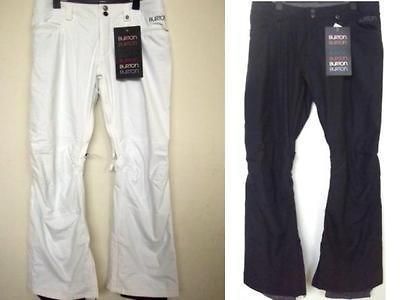 BURTON SNOWBOARD SOCIETY SKI PANT INSULATED BLACK WHITE WOMENS XS S M