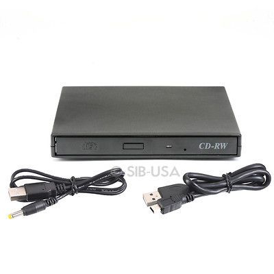 Laptop PC Portable External USB 24x CD R CD RW Drive Reader Writer