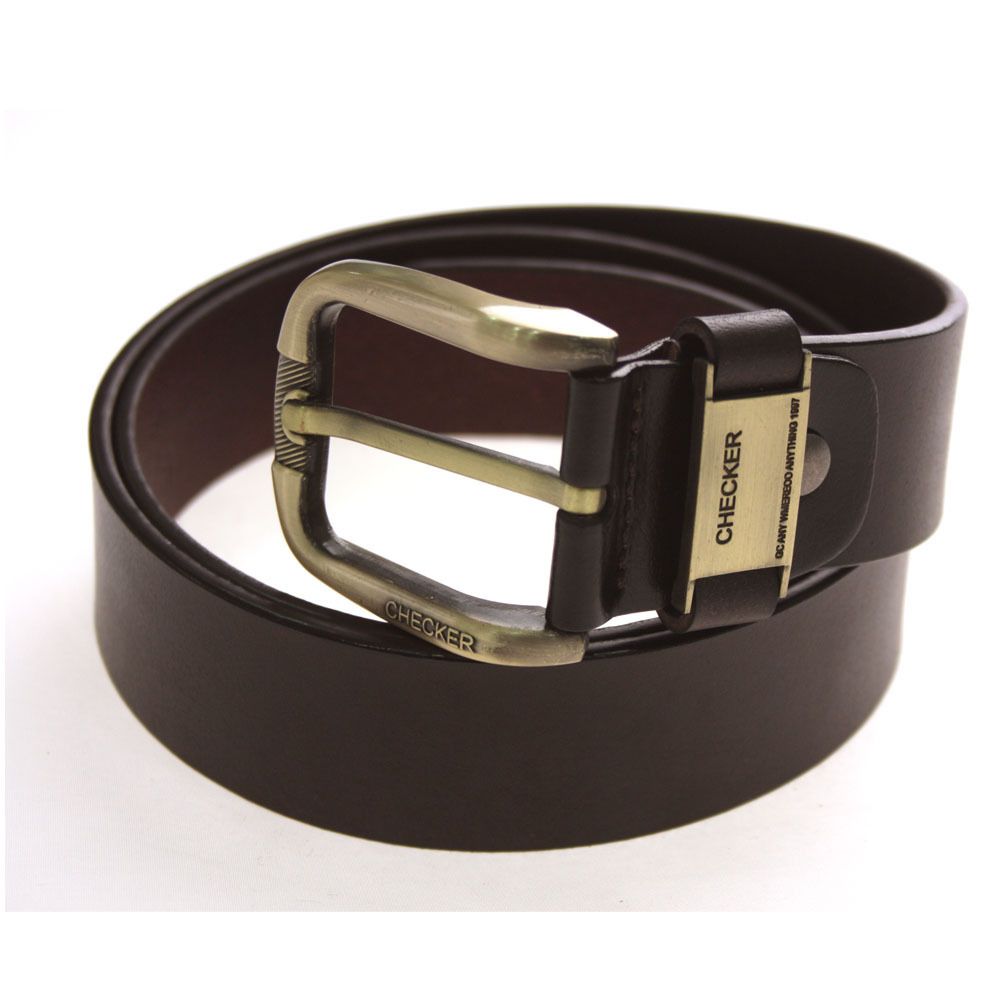 Buckle Handmade Genuine Solid Buffalo Casual belts Leather Belt mens