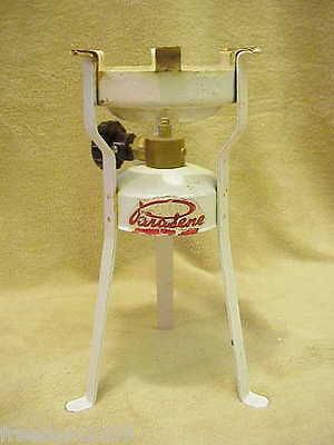 PARASENE MADE IN ENGLAND CAMPING STOVE HEATER WHITE NICE CONDITION 8.5