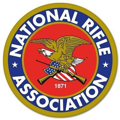 NRA National Rifle Association bumper sticker 4 x 4