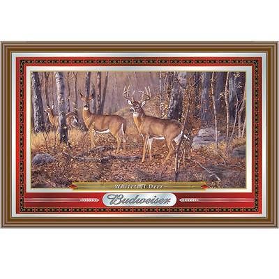 Budweiser Wildlife Series Mirror Whitetail Deer