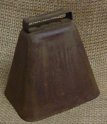 Vintage Cow Sheep Bull Bell w/ Original Clapper Metal Listen to Video