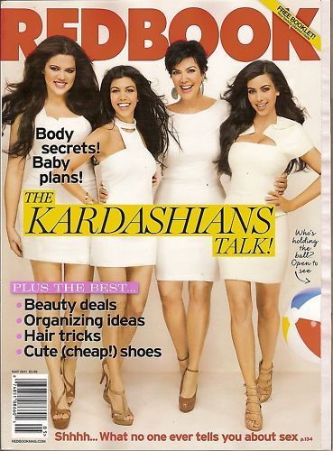 Redbook,Kardas hian family, Kim, Khloe, Kourtney,Kris, Kylie,Kendall