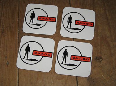 SHADO Gerry Anderson UFO TV series COASTER Set