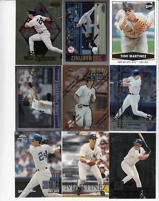 25 card tino martinez lot yankees cardin als mariners r