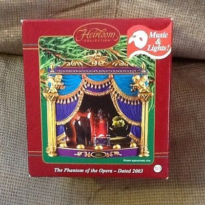 Carlton Heirloom 2003 Phantom Of The Opera Musical Ornament