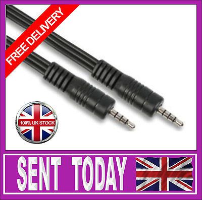 5mm 4 Pole Digital TRRS Jack   Jack Plug 1metre 4 use in Iphones