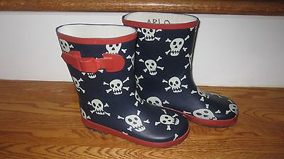 MiNi BoDeN Skull Wellies Rain Boots Skull EU 29 Size 12 Toddler boys