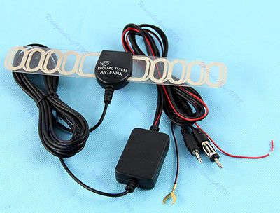 12V Amplified Booster 35DBi Car Digital TV And AM/FM Radio Box Antenna