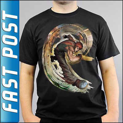 Street Fighter X Tekken Xbox 360 PS3 Hwoarang Black T shirt All Sizes