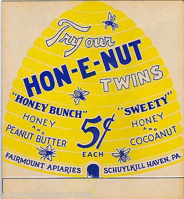 vintage candy sign