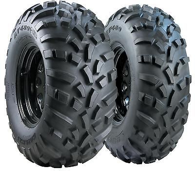 SET OF 2 CARLISLE AT489 25x11x12 ATV TIRES 489 25 3 PLY