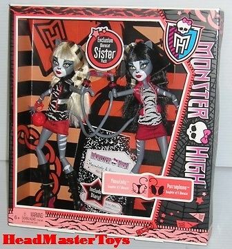 NEW Monster High WERECAT TWIN PACK Meowlody & Purrsephone EXCLUSIVE