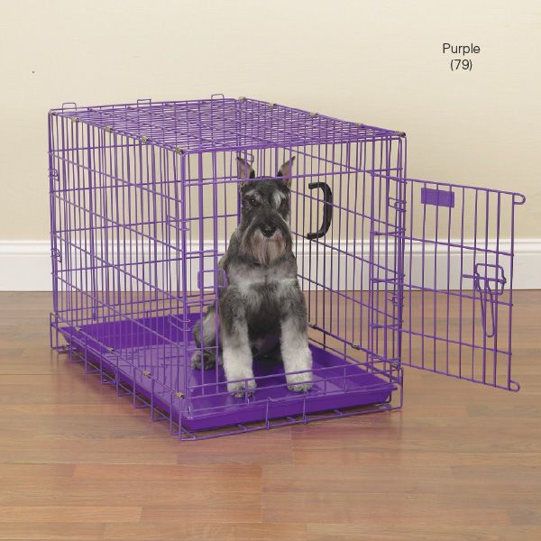 ProSelect Fold Down Dog Crates Heavy Duty Fashion Colors Puppy Crate