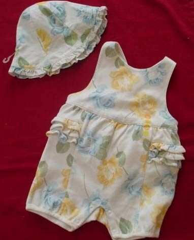 NWT Gymboree ROSY ROSIE rufle floral romper hat lot 3 6