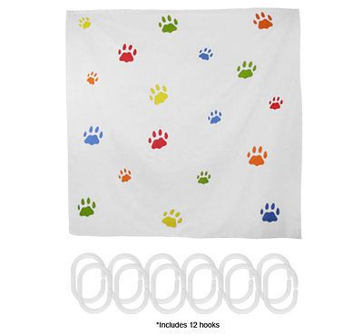 shower curtain dogs