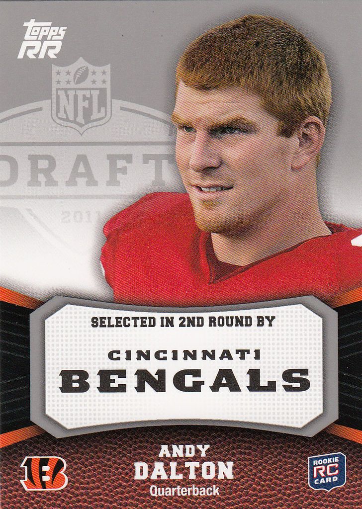 2011 Topps Rookie Rising CINCINNATI BENGALS Team Set (4) ANDY DALTON