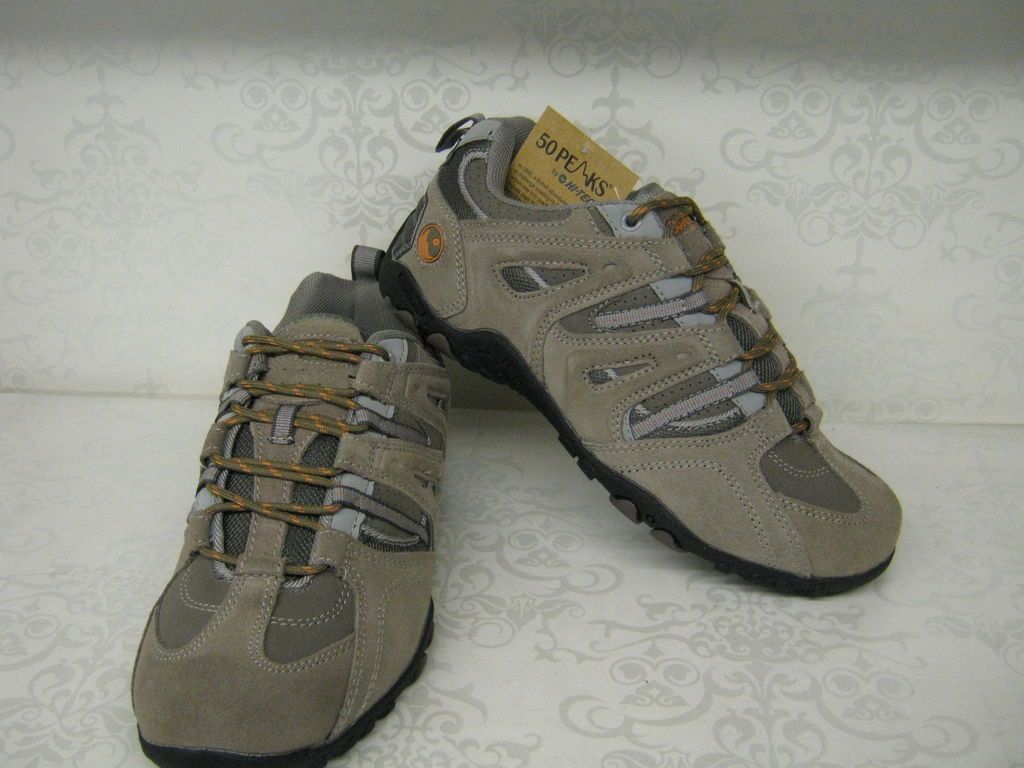 Hi Tec Vera Cruz Smokey Brown Suede Lace Up Walking Trainers