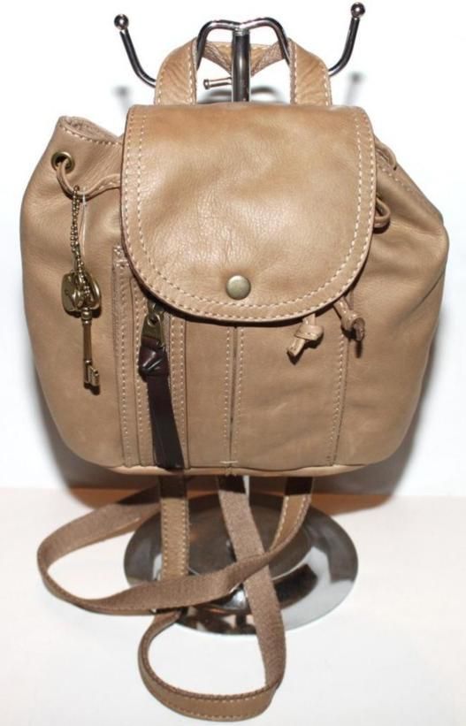 Fossil Morgan Small Backpack Taupe ZB4602271 NWT $118