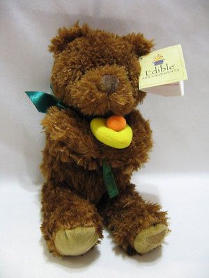 Edible Arrangements Daisy Bear 11 Plush Brown Teddy Holding Flower