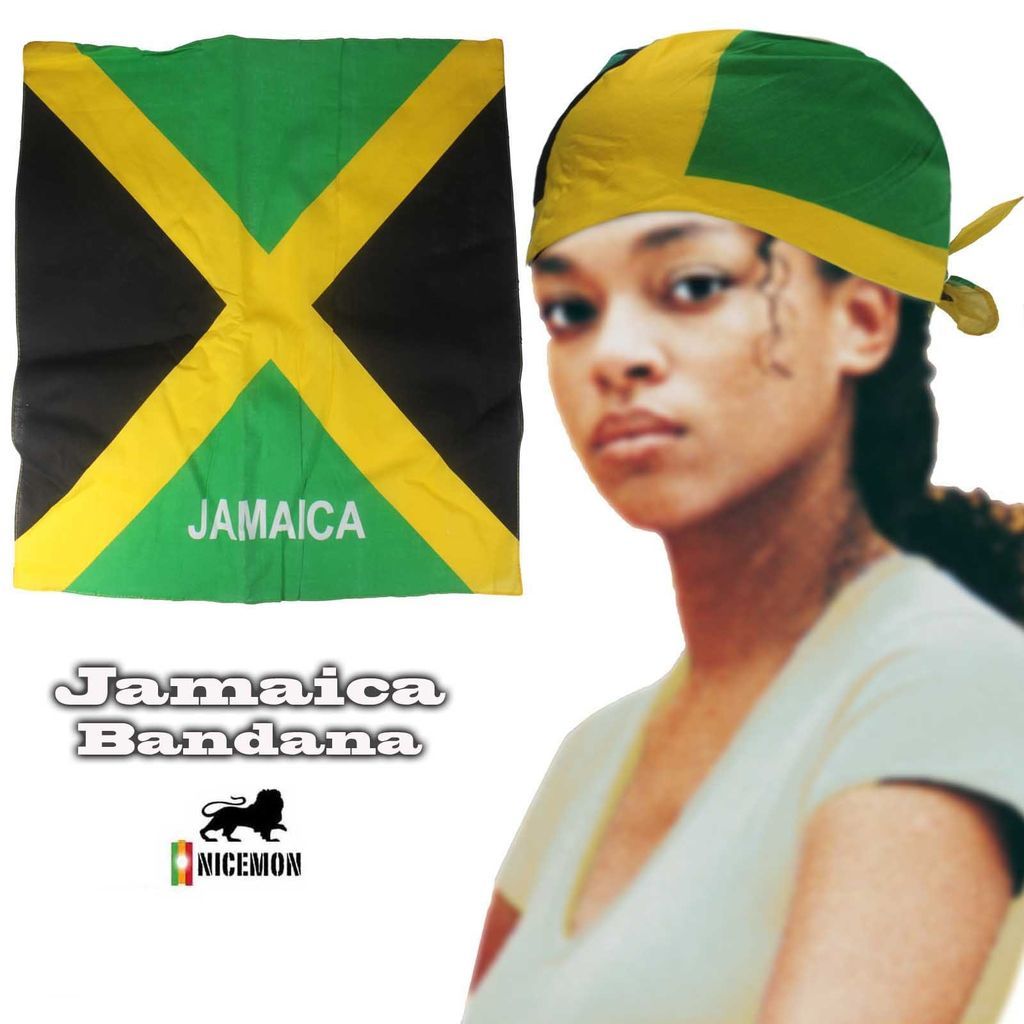 Jamaica One Love Kingston Negril Usain Bandana Rasta Irie Reggae