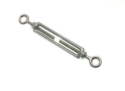 TURNBUCKLE STRAINER FENCE WIRE TENSIONER EYE   EYE BZP 6MM 21E1