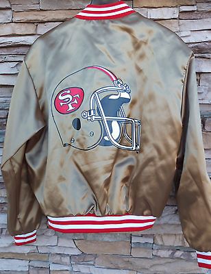 vtg 49ers gold jacket Swingster starter vintage 80s San Francisco