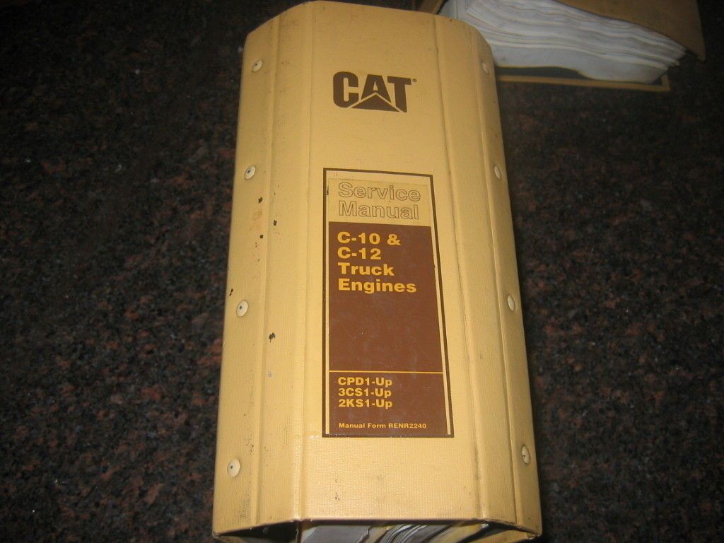 CAT CATERPILLAR C 10 C 12 TRUCK ENGINES SHOP REPAIR SERVICE MANUAL CPD