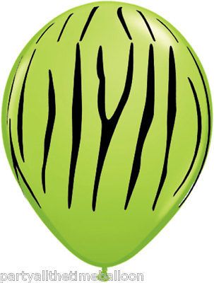 zebra party decorations