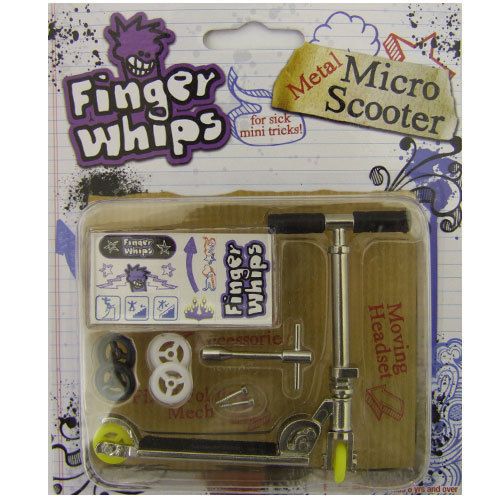 Finger Whips Micro Scooter Silver