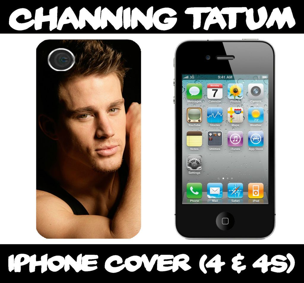 Channing Tatum I phone 4/4S hard case fits iphone 4 /4s mobile phone