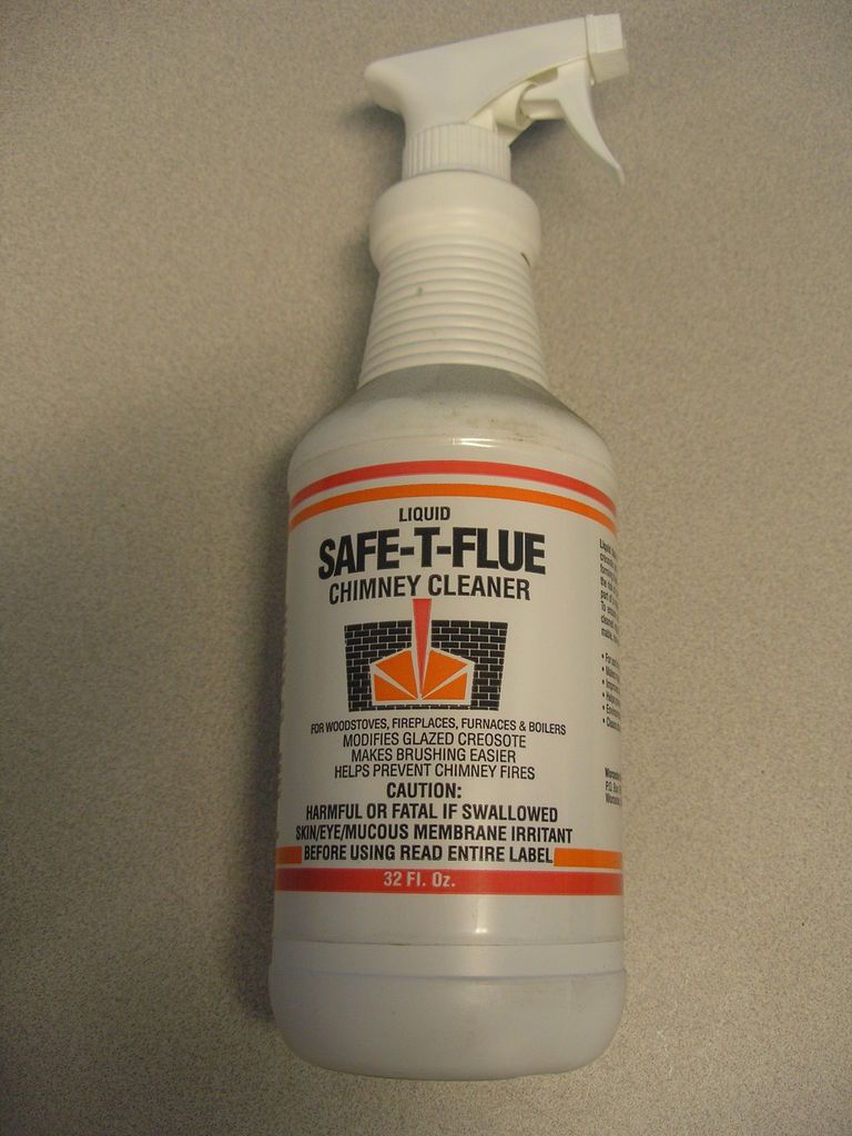 Safe T Flue Chimney Cleaner Liquid Wood Burning Creosote