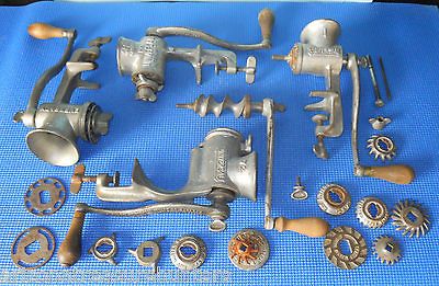 Food Chopper LF&C No 1 plus 3 others grinders & accessories & parts