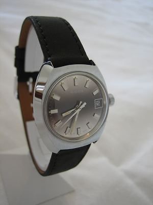 NOS NEW VINTAGE NIDOR SWISS ST STEEL WATCH ANTIMAGNETIC