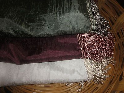 CROSCILL PARFAIT VALANCE SAGE GREEN, LINEN, BURGUNDY DOVER MANOR