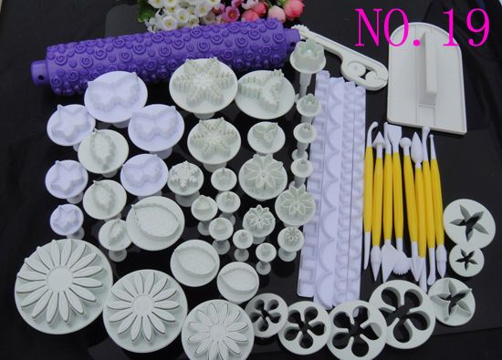 set cake decorating cutter fondant plunger sugarcraft snowflake