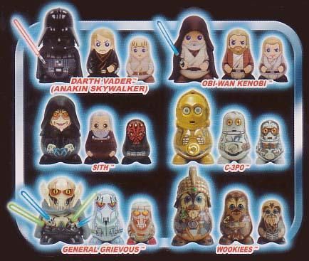 Chubby Series 1 Star Wars Matryoshka Sith Obi C3PO