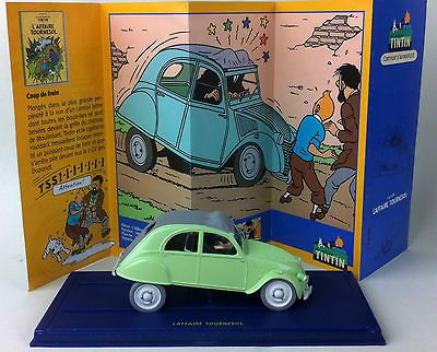 VOITURE TINTIN CAR ATLAS N°6 La 2CV de laffaire Tournesol   HERGE