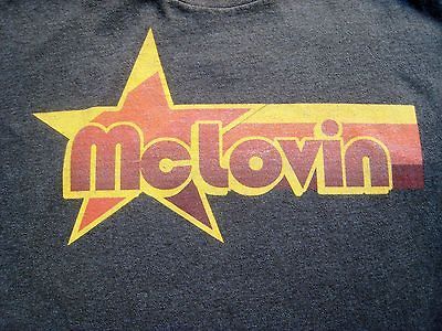 Mc Loven From The Movie Superbad Gray Mens T Shirt 2XL